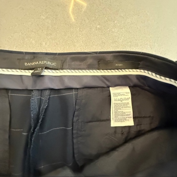 Banana Republic Women's Royal Blue Chevron Avery Straight Cropped 14x25 EUC - Picture 6 of 10